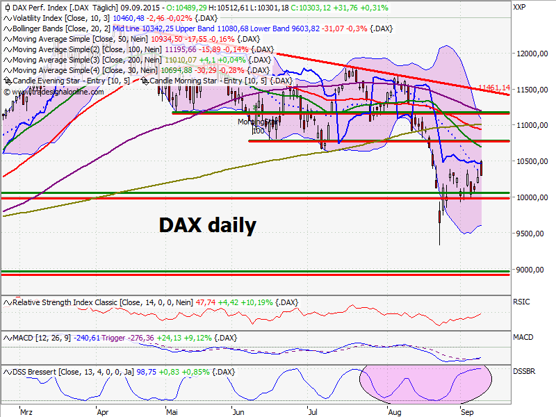 Elliott Wave DAX daily 856600