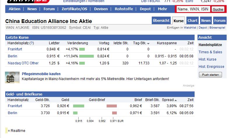 China Education Alliance Inc - Geldvernichtung 484208