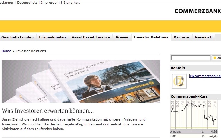 COMMERZBANK kaufen Kz. 28 € 395580