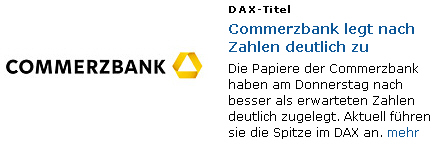 COMMERZBANK kaufen Kz. 28 € 318323