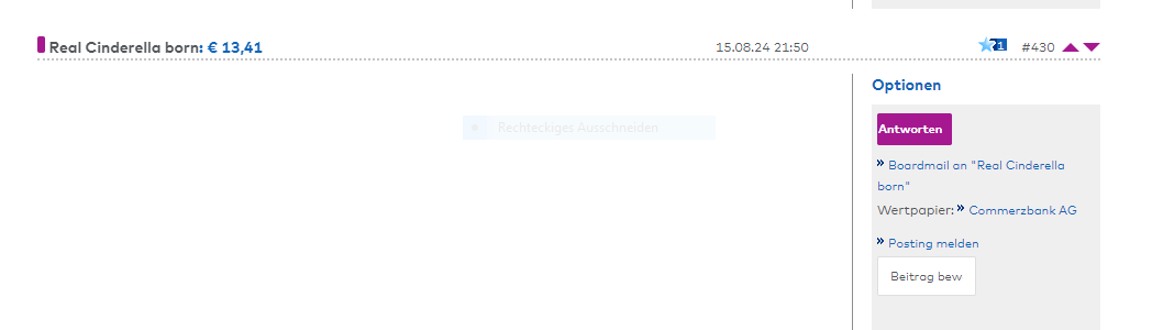 COMMERZBANK kaufen Kz. 28 € 1467409