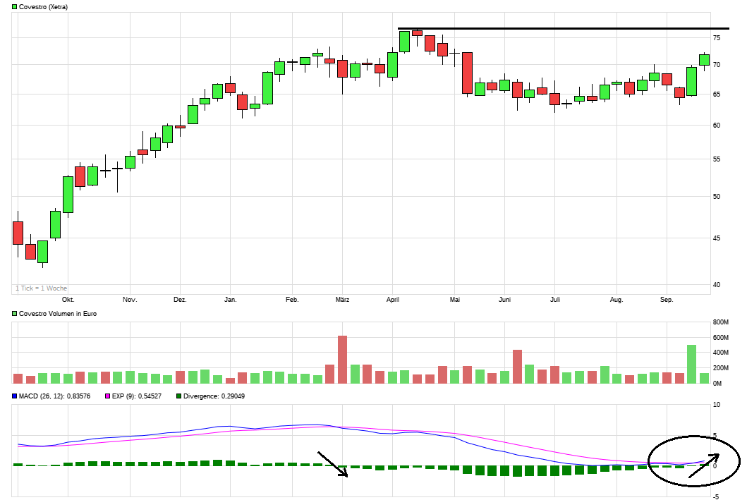 Covestro Aktie - Wkn: 606214 1013312