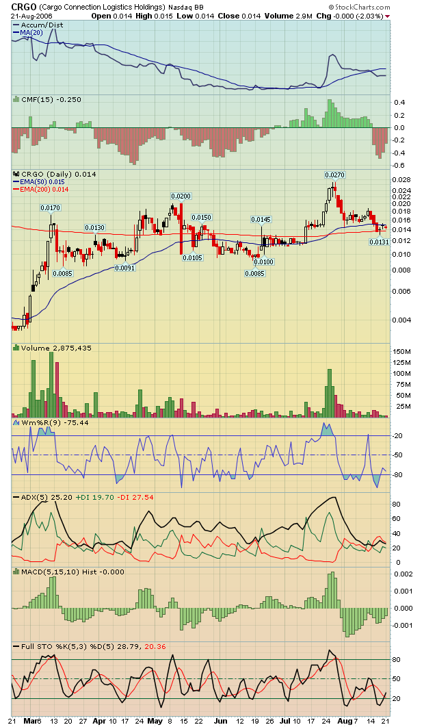 CRGO - Cargo Connection Holdings $$$$$$$$$$$$$$$$$ 164387
