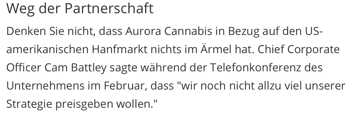 Aurora Cannabis - Kanada & die Legalisierung 1106414