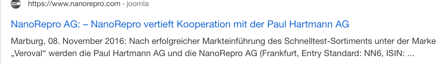 Paul Hartmann: nach Sanierung wieder auf Kurs !?! 1166294
