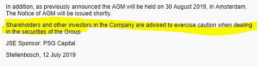 Steinhoff International Holdings N.V. 1124101