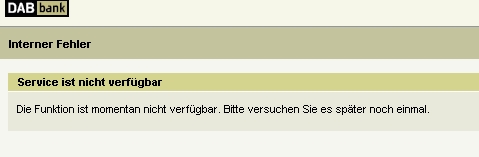 Nase von der DAB-Bank voll 4405