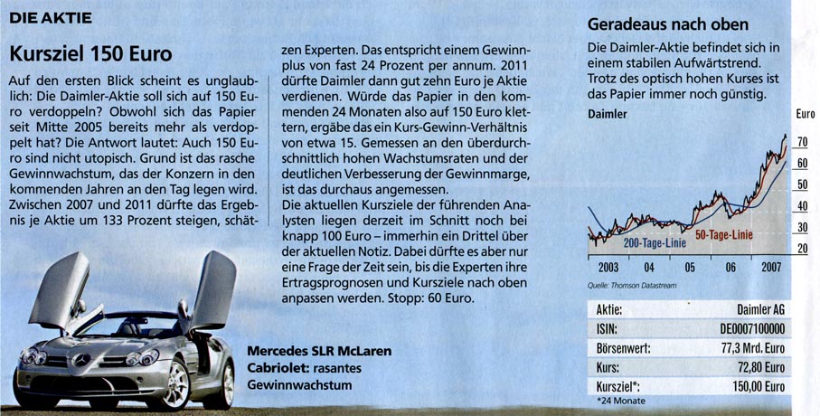 Wenn Daimler die Chrysler-Bude vertickern kann ist 131323