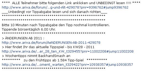 1.597.DAX Tipp-Spiel, Donnerstag, 21.07.2011 422523