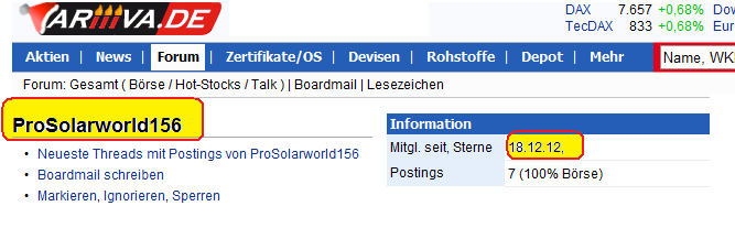 ** News zu SolarWorld ** (SPAM-FREE) 563006