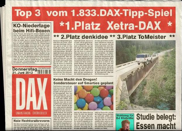 1.834.DAX Tipp-Spiel, Freitag, 22.06.2012 517658