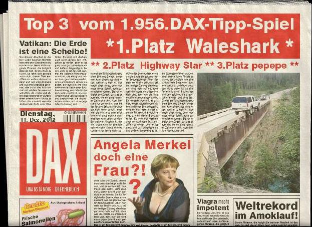 1.957.DAX Tipp-Spiel, Mittwoch, 12.12.2012 561376