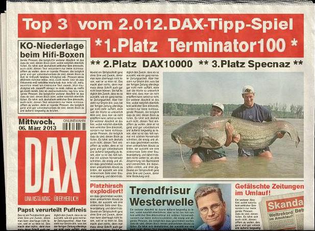 2.013.DAX Tipp-Spiel, Donnerstag, 07.03.2013 585201