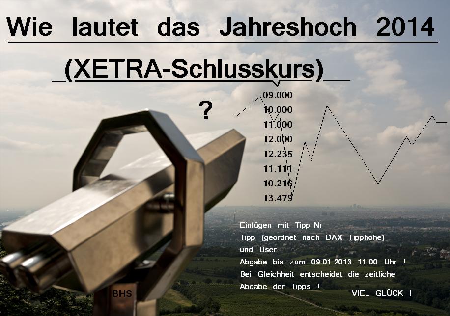 Wie lautet das Jahreshoch 2014 670340