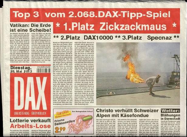 2.068.DAX Tipp-Spiel, Dienstag, 28.05.2013 610449