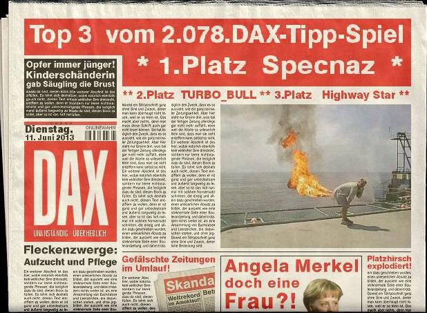 2.079.DAX Tipp-Spiel, Mittwoch, 12.06.2013 614999