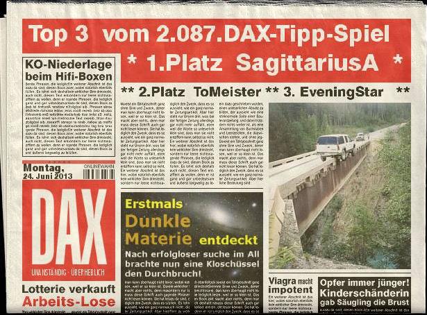 2.088.DAX Tipp-Spiel, Dienstag, 25.06.2013 618812