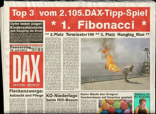 2.106.DAX Tipp-Spiel, Freitag, 19.07.2013 625458