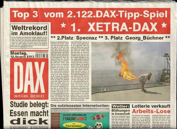 2.123.DAX Tipp-Spiel, Dienstag, 13.08.2013 633496