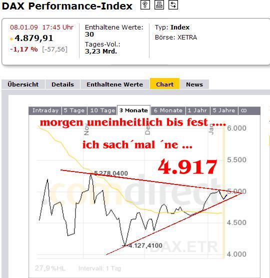 951.DAX Tipp-Spiel, Freitag, 09.01.09, 17.45 Uhr 209358