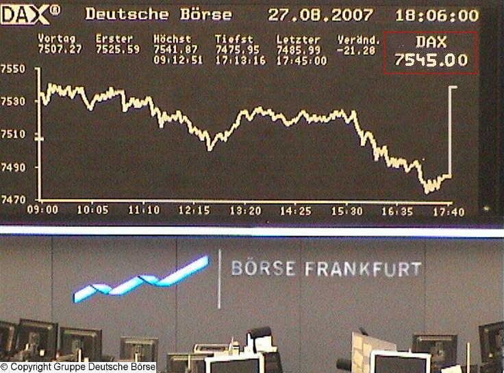 605.DAX Tipp-Spiel, Montag, 27.08.07 116917
