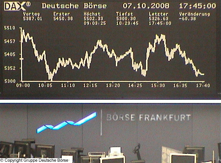 889.DAX Tipp-Spiel *Mittwoch* 08.10.08, 17.45 Uhr 190888