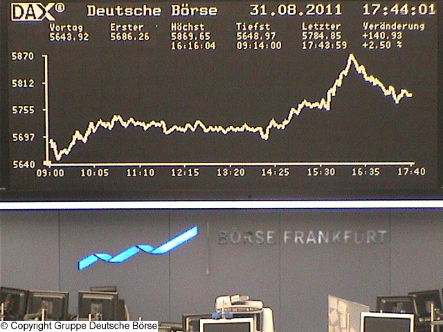 1.627.DAX Tipp-Spiel, Donnerstag, 01.09.2011 434981