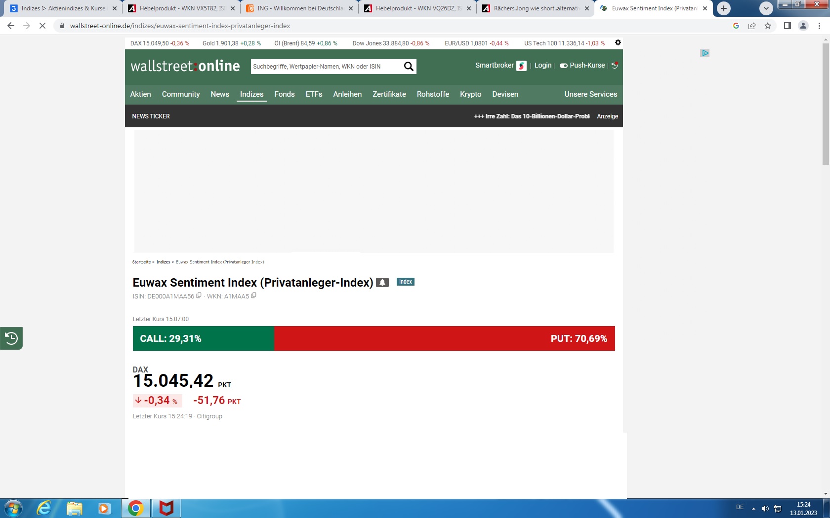 Rächers..long wie short..alternativloses Trading:) 1351287