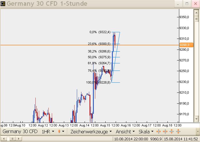 Elliott Wave DAX daily 748930