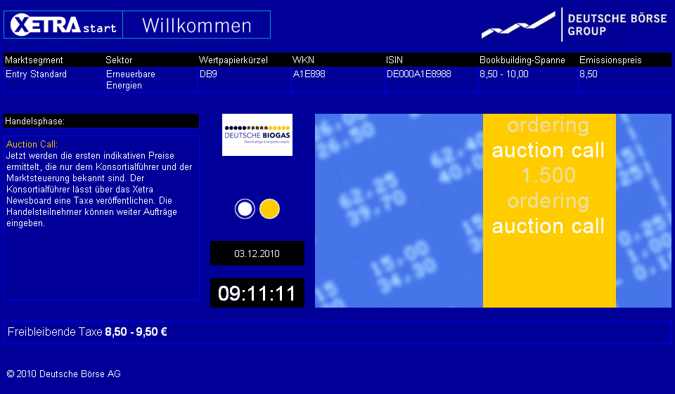 Deutsche Biogas AG 363044
