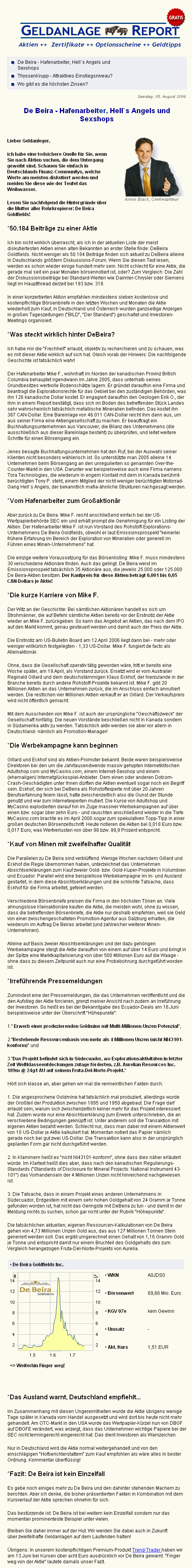 DE BEIRA unbedingt L E S E N! 51260