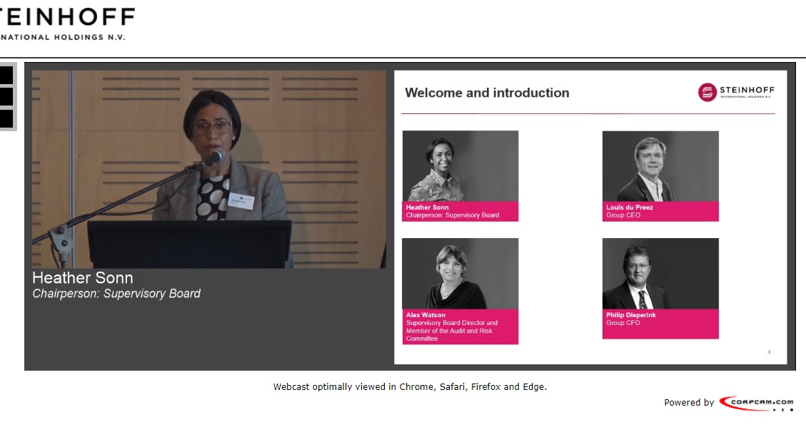 Steinhoff International Holdings N.V. 1128328