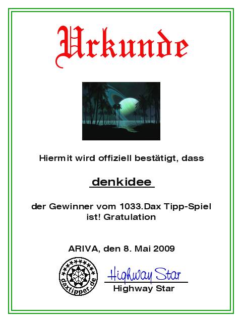 1035.DAX-Tipp-Spiel, Dienstag 12.05.09 232244