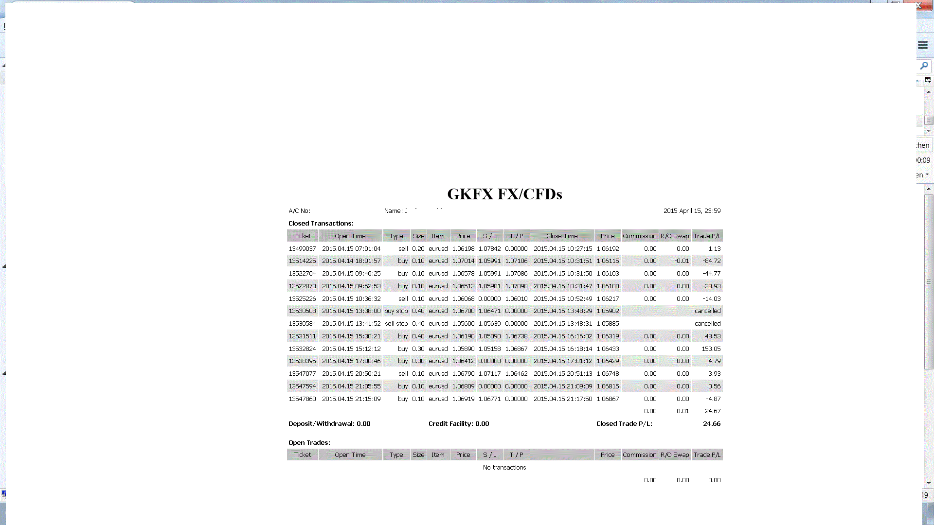 Walli's EUR/USD trading thread 818097