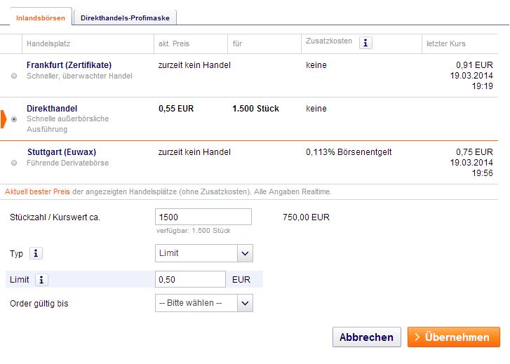 DAX 2014 strong long! Spiel mit offenen Karten! 706601