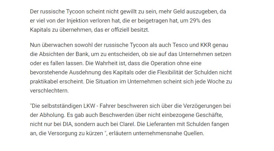 Der spanische Supermarkt überrascht 1087307