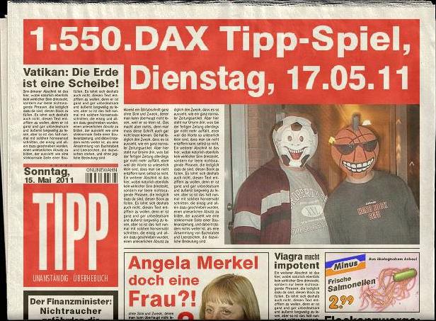 1.550.DAX Tipp-Spiel, Dienstag, 17.05.11 403296