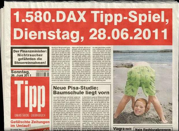 Frühtipper für unser DAX Tippspiel 415488