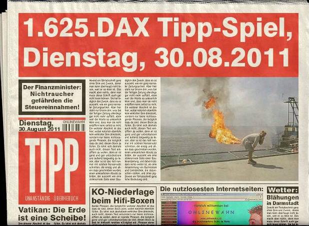1.625.DAX Tipp-Spiel, Dienstag, 30.08.2011 434037