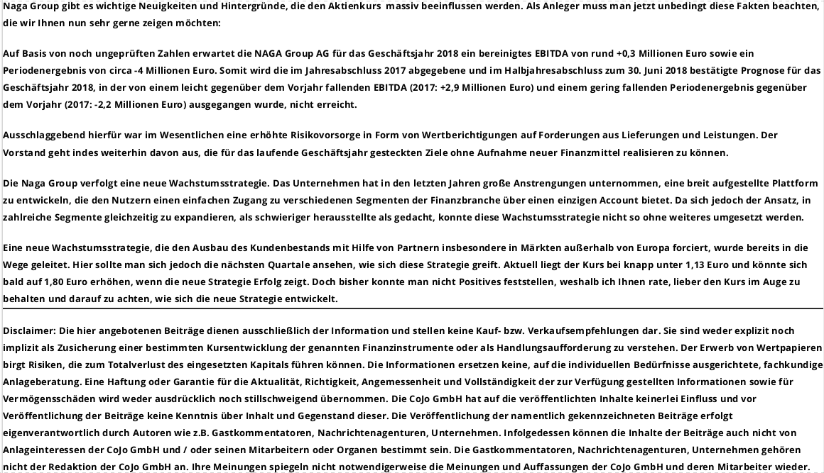 IPO:The Naga Group AG 1160207