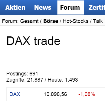 DAX trade 893415