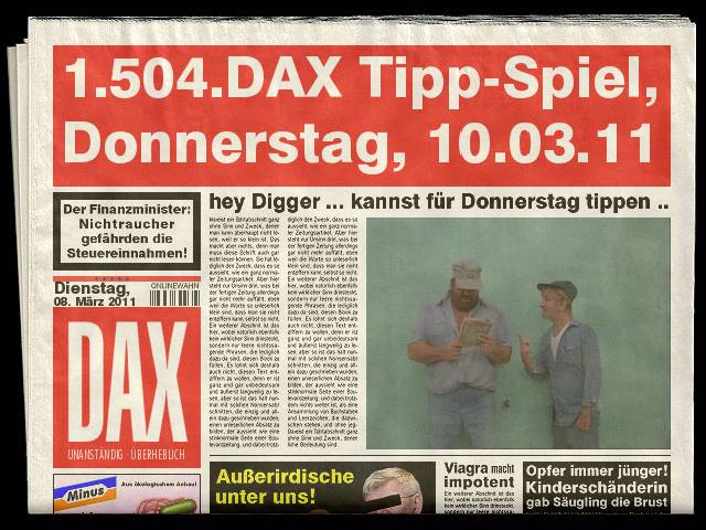 1.504.DAX Tipp-Spiel, Donnerstag, 10.03.11 386835