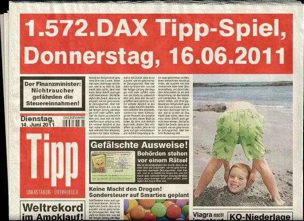 Frühtipper für unser DAX Tippspiel 412334