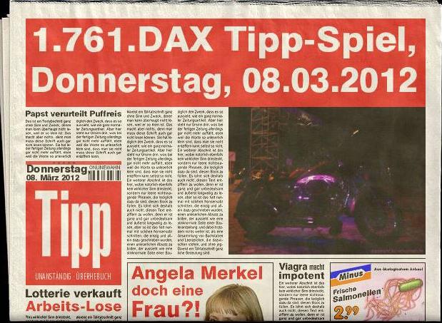 1.761.DAX Tipp-Spiel, Donnerstag, 08.03.2012 490631