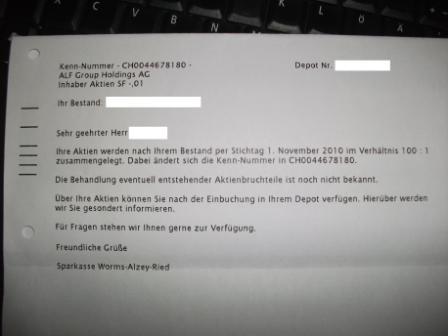 ALF Group. Starke Prognose für 2010 und 2011 353124