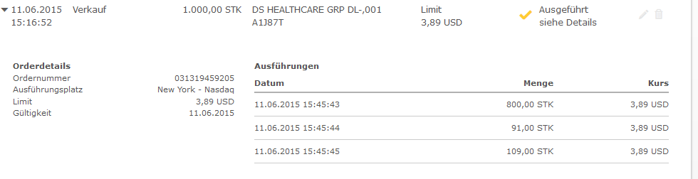 Daytrading mit Glückstreffer für 100 Euro. 832461