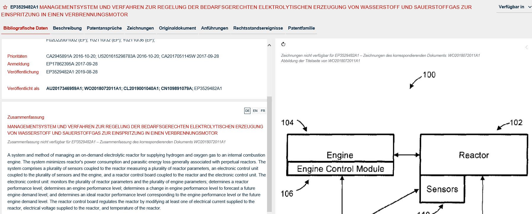 Nachrüsteinheit für saubere Dieselverbrennung 1152749