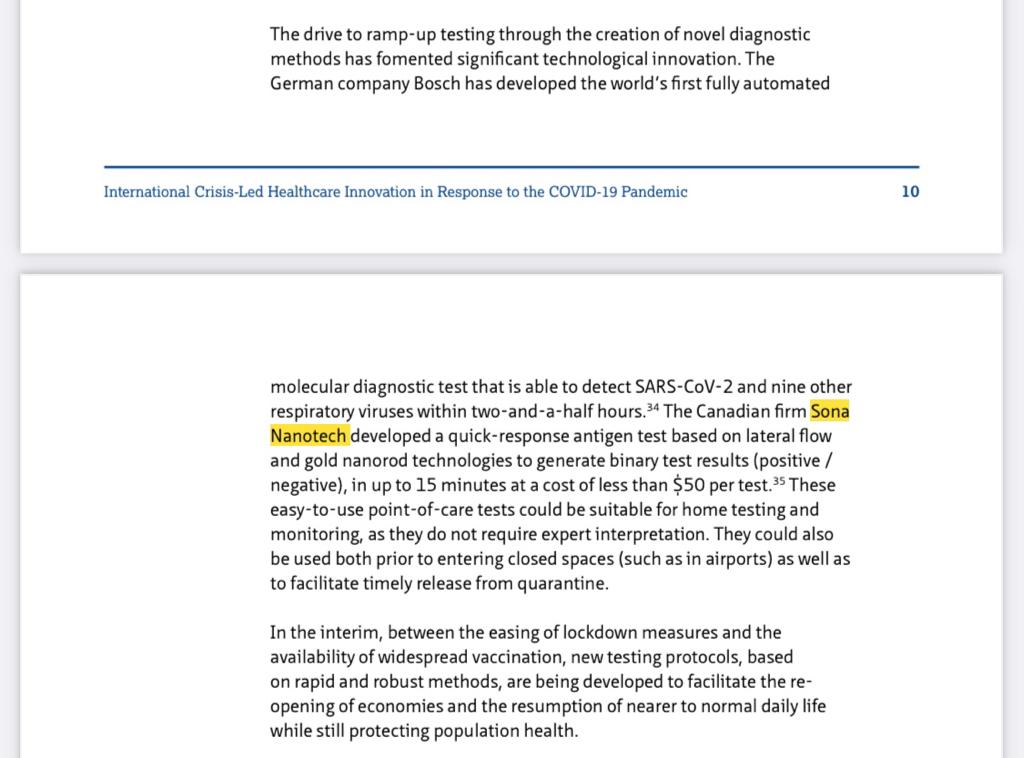 SONA Nanotech (A2N64Z / Kanada :SONA / USA: SNANF) 1236595