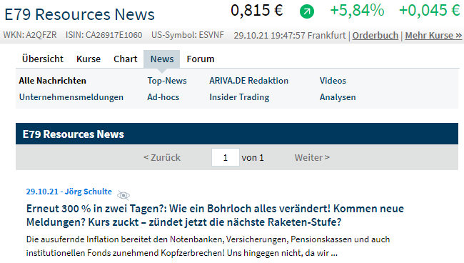 DIE Bafin warnt vor Börsenbriefe 1281477