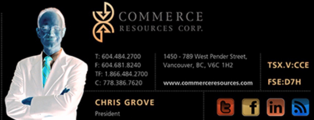 Commerce Resources Seltene Erden Niob Tantal 1055785